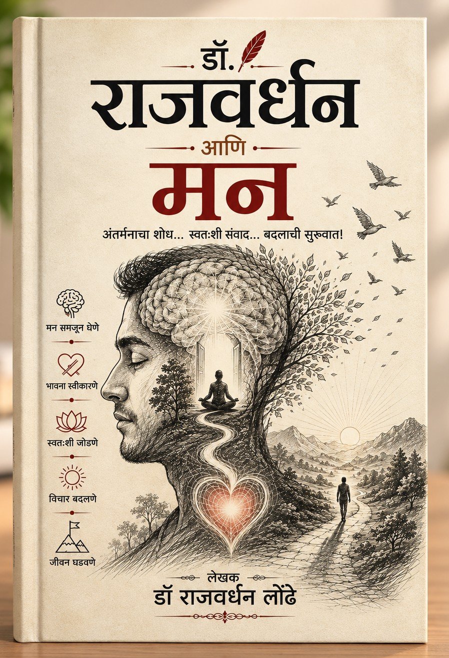 Cover of Dr. Rajvardhan Aani Man by Dr. Rajvardhan Londhe